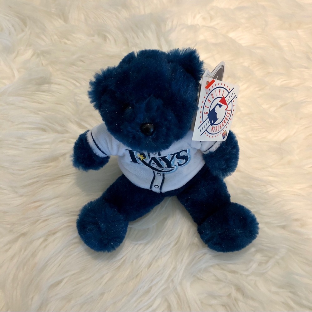 ✨HP✨Majestic Tampa Bay Rays Longoria Tee& Bear - Picture 5 of 6